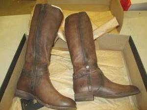 melissa belted tall boots size 6m w...