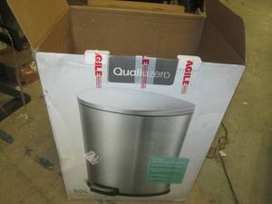 13.2 gallon step trash can dent in ...