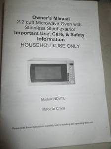 2.2cuft microwave oven stainless st...