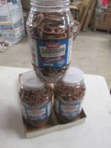 Herrs sourdough pretzels 324oz bot...