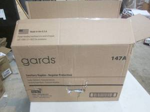 case of 250pcs sanitary napkins reg...
