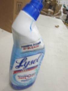lysol hydrogen peroxide toilet bowl...