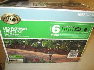 hampton bay 6pack LED pathway light...