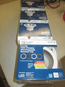 4 commercial electric 4 in LED colo...