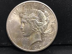 lot 2 image: 1922 S Peace Dollar
