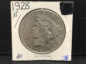 lot 3 image: 1928 S Peace Dollar