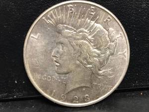 lot 5 image: 1923 D Peace Dollar