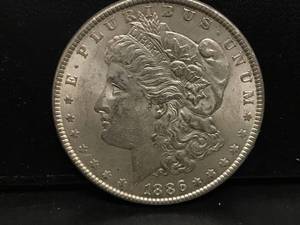 lot 14 image: 1886 P Morgan Dollar
