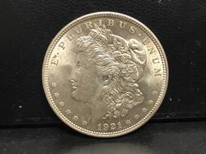 lot 18 image: 1921 P Morgan Dollar