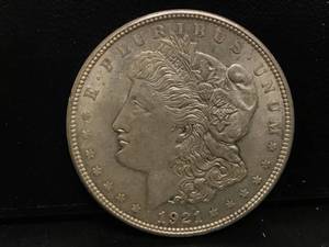 lot 19 image: 1921 D Morgan Dollar