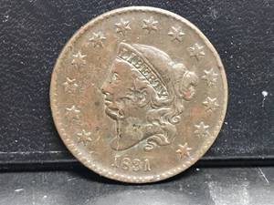 lot 30 image: 1831 Large Cent