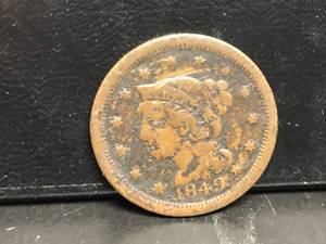 lot 32 image: 1849 Large Cent