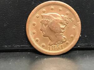 lot 33 image: 1852 Large Cent