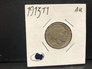 lot 36 image: 1913 Buffalo Nickle