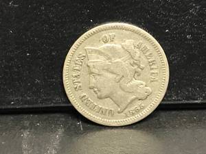 lot 42 image: 1865 3 Cent
