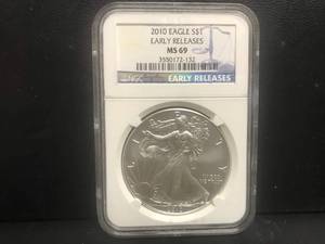 lot 62 image: 2010 Walking Liberty MS69 Early Releases