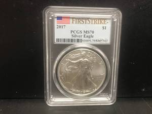 lot 69 image: 2017 1 oz Liberty Silver Coin MS 70