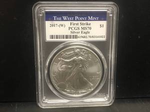 lot 70 image: 2017 W 1 oz Liberty Silver Coin MS70