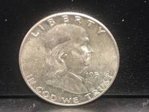 lot 88 image: 1951 D Franklin Half Dollar