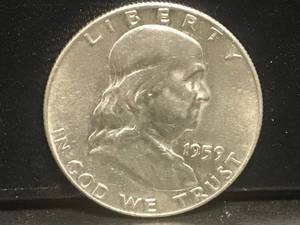 lot 89 image: 1959 Franklin Half Dollar