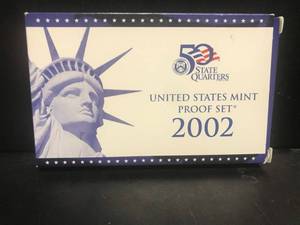 lot 100 image: 2002 US Mint Proof Set