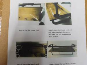 lot 19 image: Towel Bar and Laundry Bag...