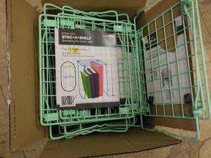 lot 22 image: 12 Locker Mate Stac-a-shelf...