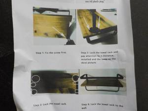 lot 29 image: Towel Rack...