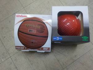 lot 83 image: Basketball and Soccerball...