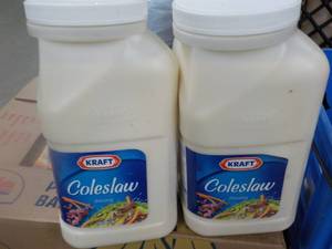 lot 264 image: 2 Gallon Jugs Kraft Coleslaw Dressi...