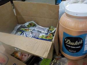 lot 265 image: 1 gallon Dukes Cajun Ranch Sauce a...