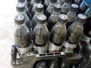 lot 221 image: Case of 24 Bottles Barqs Rootbeer...