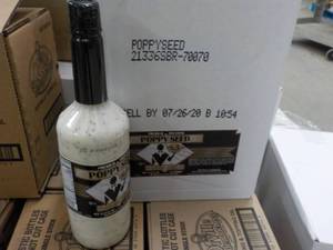 lot 227 image: Case of 6 - 33.8 oz Bottles Poppy S...