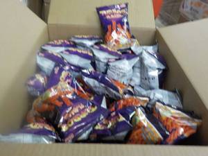 lot 247 image: Case of 64 Bags Turbos Flamas Snack...
