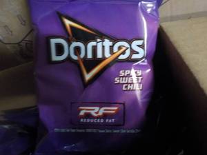 lot 252 image: Case of 72 Doritos Spicy Sweet Chil...
