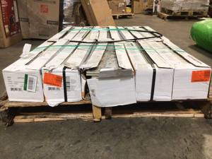 Lot of 9 Cases of White Washed Brick 6 in. x 24 in. Textured Porcelain Floor and Wall Tile (14 sq. ft.Case) see pictures