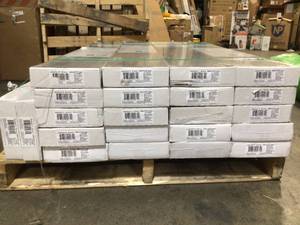 Lot of 22 cases Lakeshore Pecan Bronze 7 mm Thick x 7-23 in. Wide x 50-58 in. Length Laminate Flooring (24.17 sq. ft.  case) not used