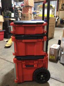 Milwaukee PACKOUT 22 in. Modular Tool Box Storage System not used see pictures