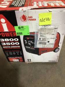 A-iPower 3,800-Watt Recoil Start Gasoline Powered Inverter Generator in good condition