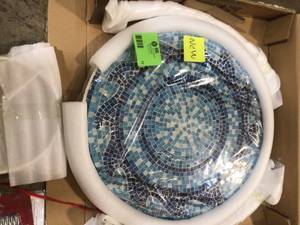 28 In Mosaic Style Bistro Table not used see pictures