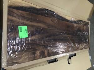 Hardwood Acacia 6 ft. L x 25 in. D x 1.5 in. T Butcher Block Countertop in Oiled Acacia with Live Edge not used