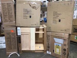 Pallet with assorted Cabinets various models and conditions see pictures