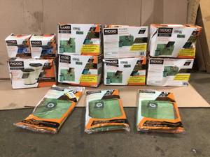 Lot of Ridgid Filters and Vac Shops not used see pictures