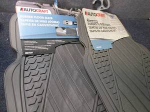 2- 2pc Autocraft Rubber Floor Mats...