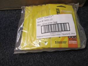 Box of 12pks Tub o Towels Solution...