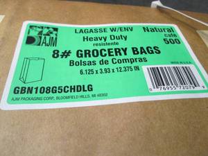 2- 500 ct Kraft #8 GroceryLunch Ba...
