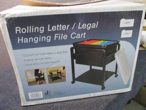 Rolling LetterLegal Hanging File C...