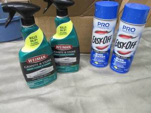 2- 24 oz Easy Off, 2 - 24 oz Weiman...