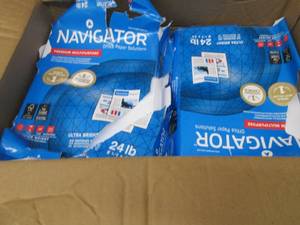 Box of Open Ream 24 lb Navigator Pa...