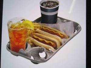 Pactiv 4-Cup universl Carryout Tray...